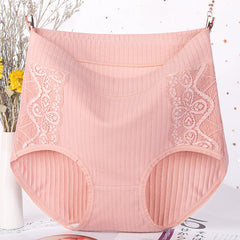 High Waist Plus Size Stretch Breathable Panties