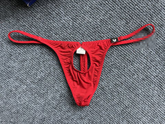 Men's Sexy Belt Ring Multi-color Low Waist Sexy Thong