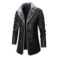 Men's Business Plush Lapel Jacket