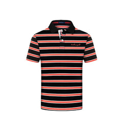 2023 New Summer Cotton Striped Polo Shirt
