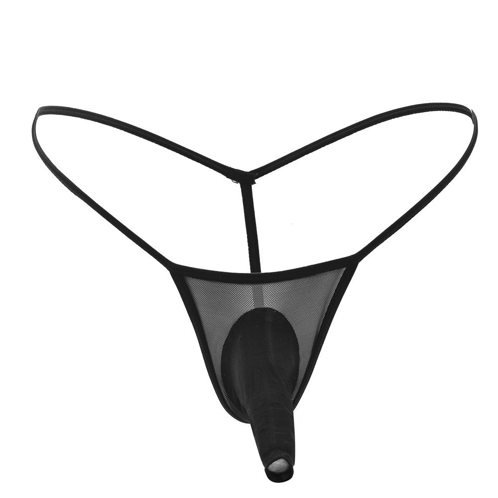 Men's Mesh Transparent Low Rise Thong