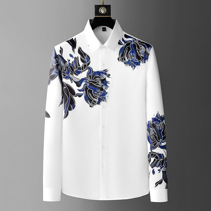 Men's High Quality Craft Printed Non-Iron Shirt