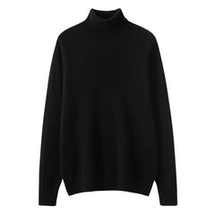 Men's Cashmere Turtleneck Business Casual Wool Knitted Sweater