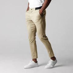 Men's New Breathable Business All-match Cotton Casual Pants