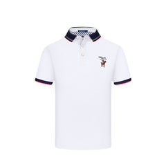 New thin lapel casual sports polo shirt