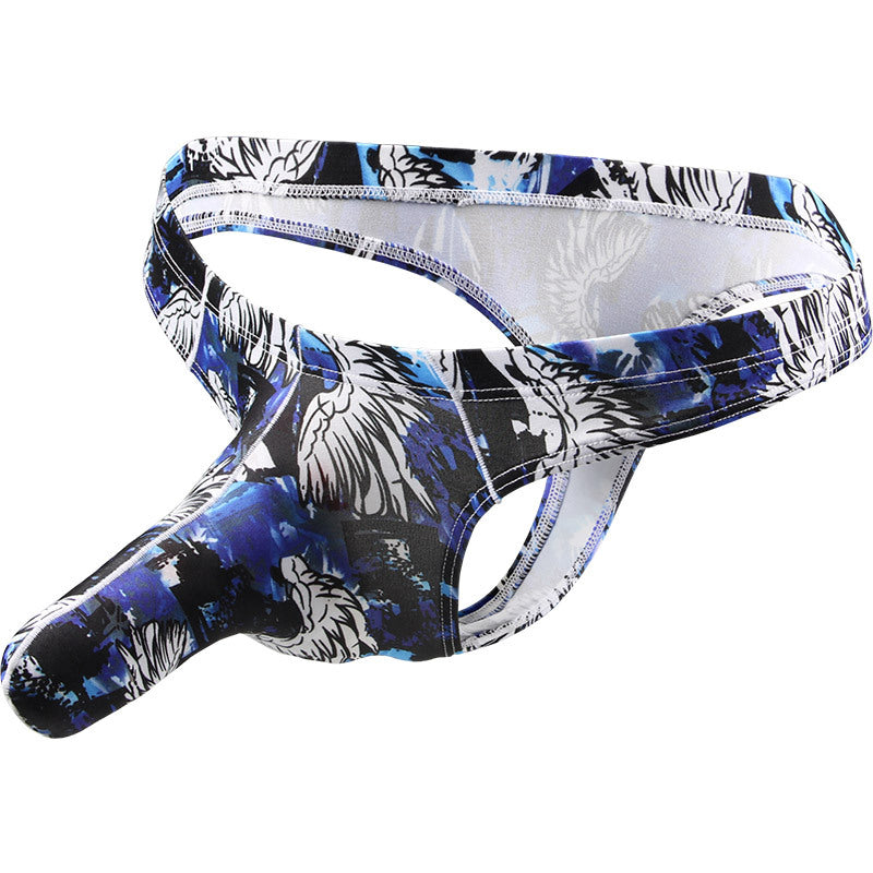 PS536 printed milk silk sexy thong