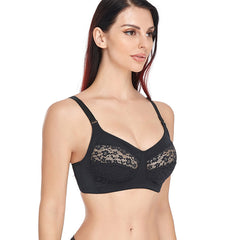Lace Women's Comfortable Wireless Thin Large Size Bra V210608B