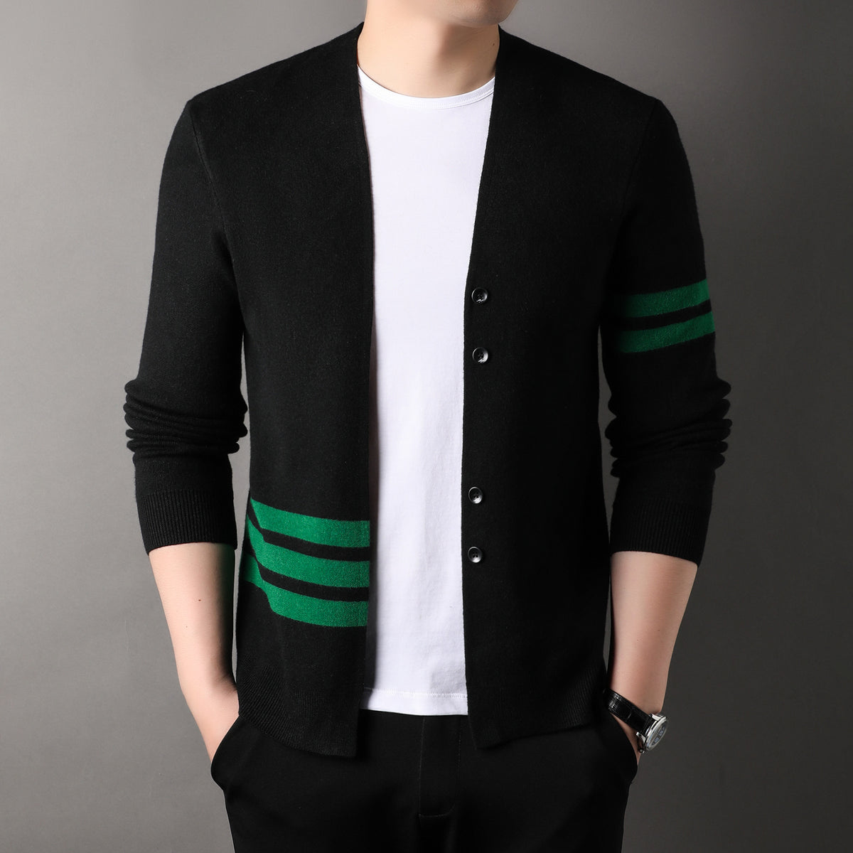 Men's Printed Casual Comfortable Cardigan