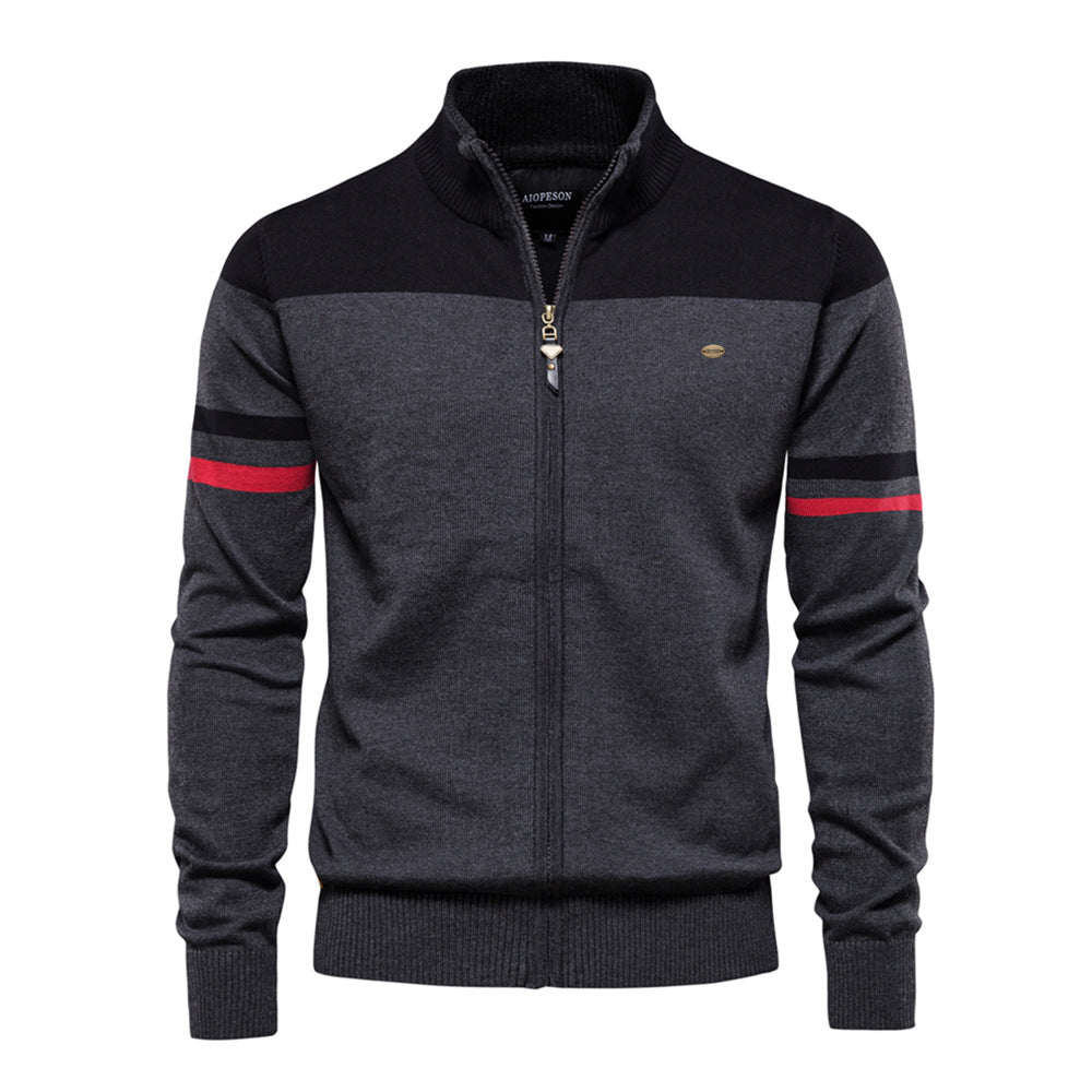 Men's Zippered Sweater