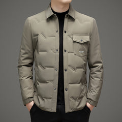 White duck down cold-proof warm down jacket