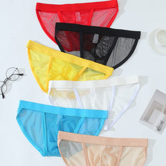 Men's Ultra-thin Transparent Mesh Breathable Briefs
