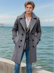 Men's Warm and Fashionable Woolen Coat