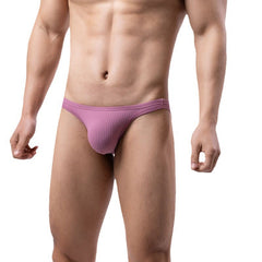 Men's Cotton Ribbed Low Rise Breathable Briefs