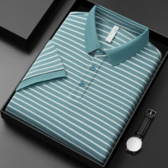 2023 Summer New Men's Loose Simple Polo Shirt