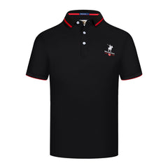 Pure cotton casual breathable polo shirt
