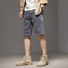 2023 New Loose Straight Leg Thin Denim Shorts