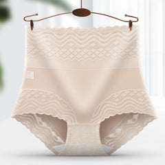 New Lace High Waist Antibacterial Cotton Panties