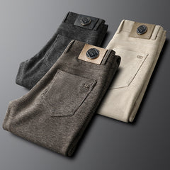 Men's Warm Woolen Casual Pants