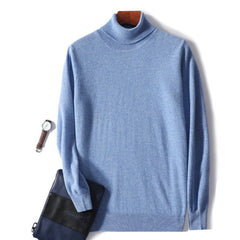Men's Turtleneck Casual Wool Sweater