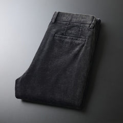 Men's Pure Cotton Warm Embroidered High-end Versatile Corduroy Pants
