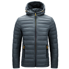 Men's New Winter Large Size Hooded Cotton Coat
