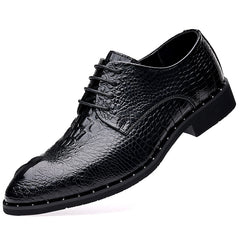 2023 New Men's Business Soft Sole Casual Wear-Resistant Breathable Anti-Slip Leather Shoes