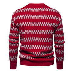 Men's Round Neck Lazy Style Pullover Bottoming Sweater