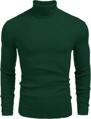 Men's Stylish Striped Turtleneck Sweater