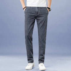 Men's Straight Loose Business Casual Stretch Jeans
