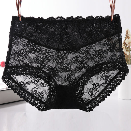 Lace Sexy Hollow Butt Lifting Briefs