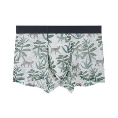 Men's Printed Mesh Sexy Breathable Seamless Panties