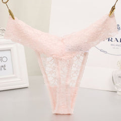 Sexy Low Rise Lace Transparent Thong