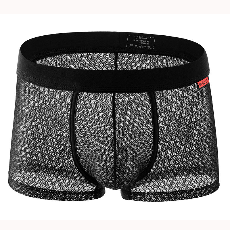 Men's Fashion Mesh Breathable Boxer Briefs