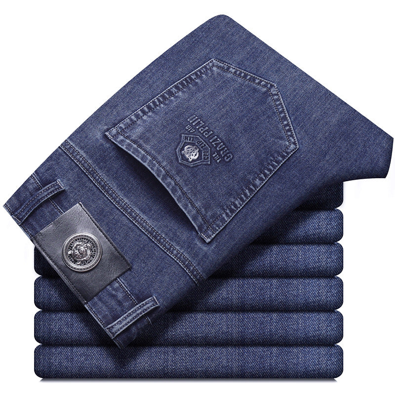 soft and comfortable versatile men's denim trousers