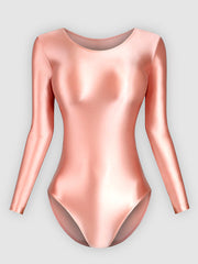 Bodycon Shiny Silk Bodysuit