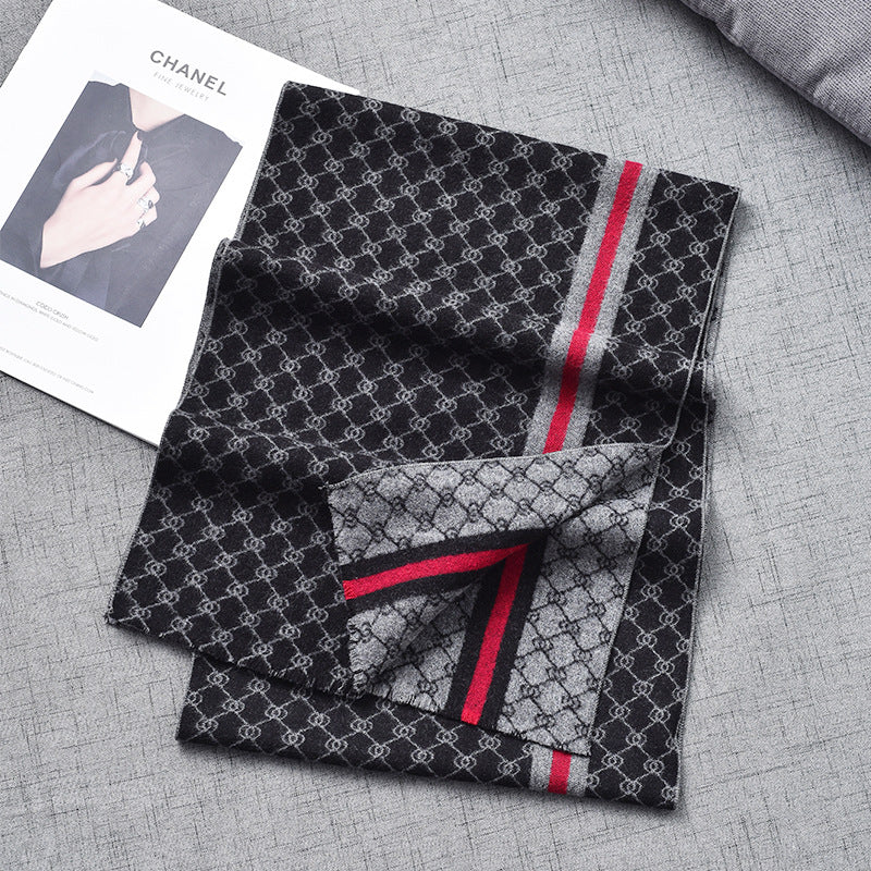 Men's Cashmere Warm Business Casual Scarf