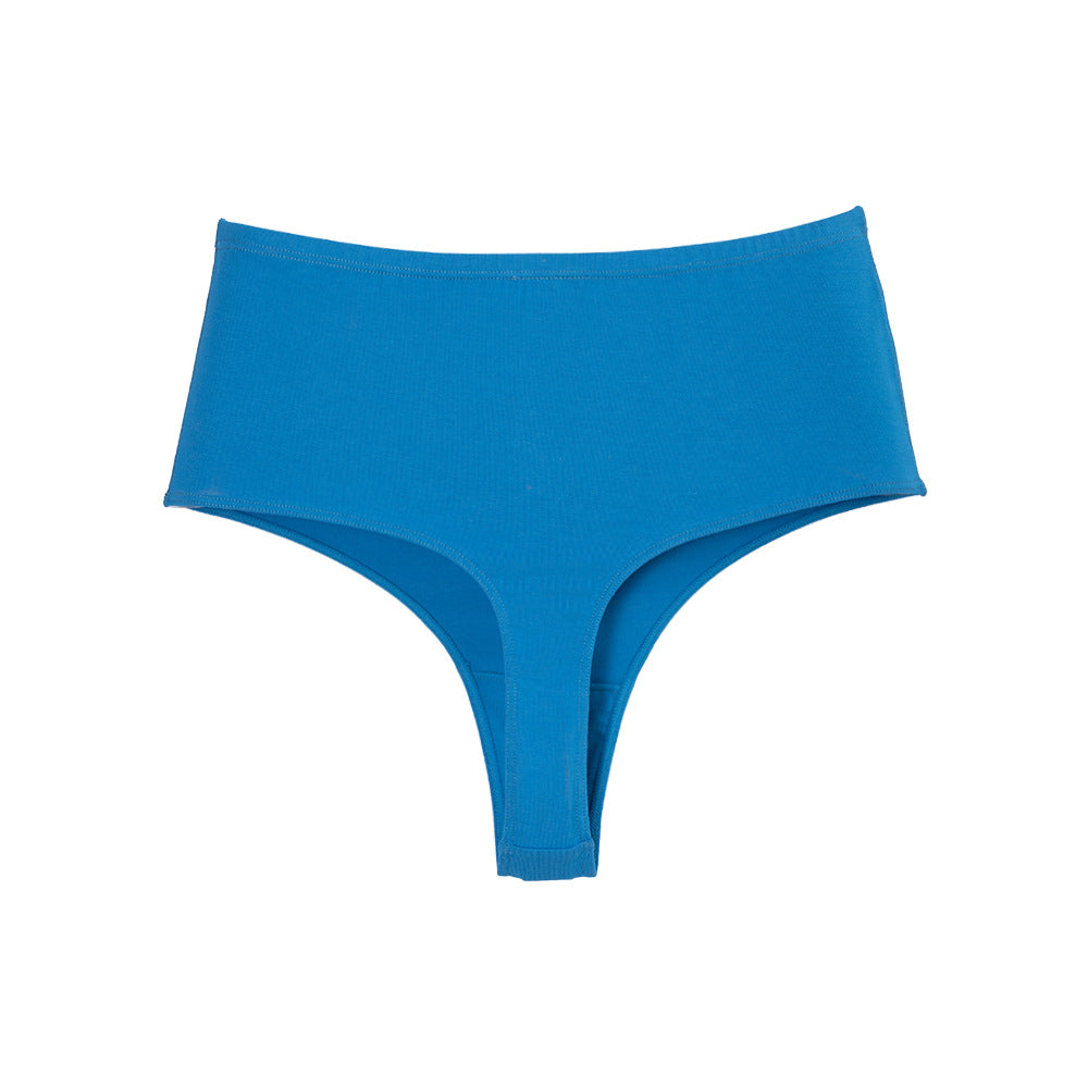 Women's Pure Cotton Large Size High Waist Breathable and Elastic Briefs