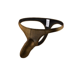 Men's Solid Color Sequined Sexy Stretch Thong