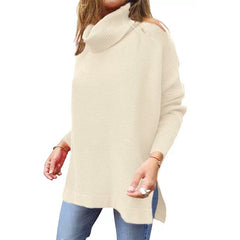 2023 Turtleneck Batwing Pullover Sweater