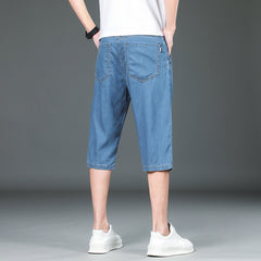 Men's Loose Straight Casual Slim Denim Shorts