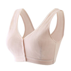 Solid color new comfortable wire-free bra