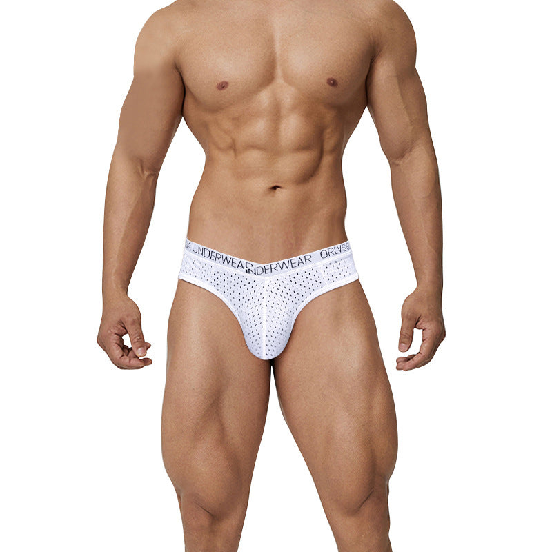 New V-shaped Mesh Breathable Fashionable Personalized Briefs