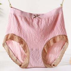 High Waist Stretch Cotton Breathable Briefs