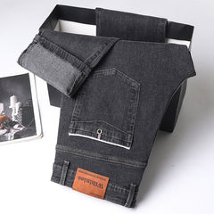 Men's Straight Leg Loose Stretch Business Casual Jeans