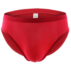 Men's Ice Silk Nylon Breathable Fashionable Low Waist Briefs
