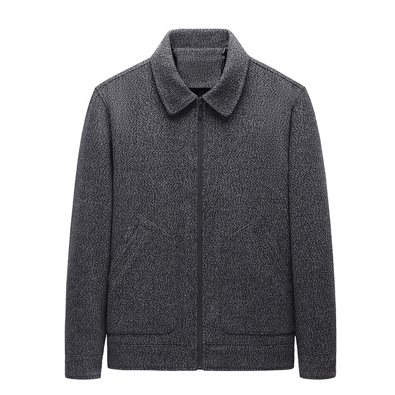 2024 Men's Woolen Fashion Soft Business Casual Jacket