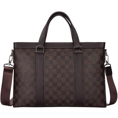 Men's Genuine Leather Laptop Bag Business Casual Handbag