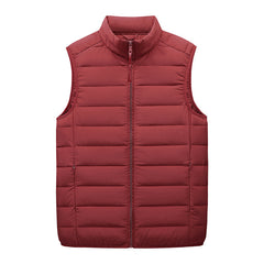 Men's Winter High Quality Warm 90% White Duck Down Vest