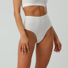 Women's Pure Cotton Large Size High Waist Breathable and Elastic Briefs
