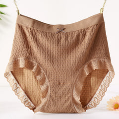 High Waist Stretch Cotton Breathable Briefs